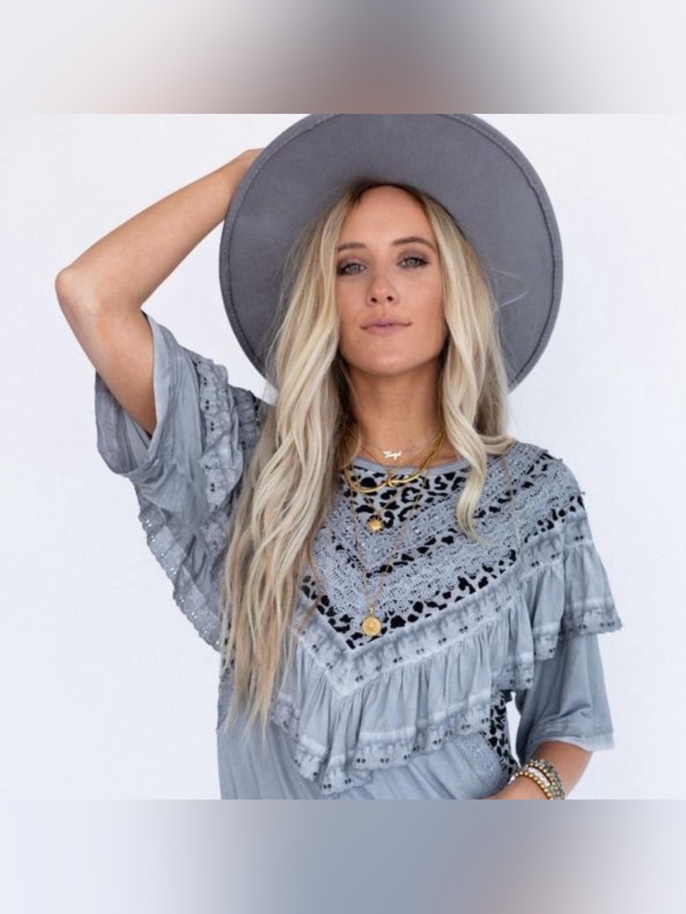 Three Bird Nest Finnegan Tiered Top